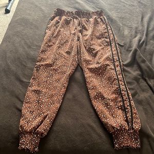Express leopard print joggers with pockets